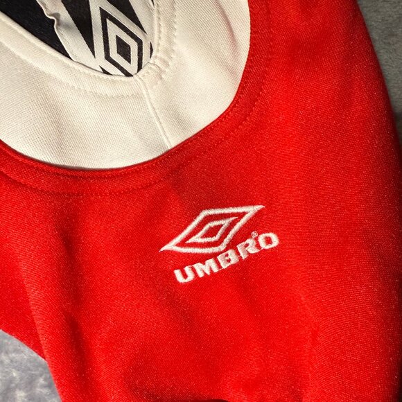 Vintage Umbro Alberta Canada Soccer Embroidered Full zip Jacket Men's Large - Picture 6 of 11